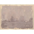 thumbnail image 2 of Green, Jacob 14x12 White Modern Wood Framed Museum Art Print Titled - Foggy Inland II, 2 of 4