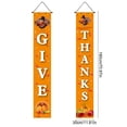 thumbnail image 3 of Thanksgiving Door Couplet Curtain Set, Pumpkin Maple Leaf Turkey Patterned Door Hanging, 2 Panel Harvest Festival Decor, Ornament for Front Door Home Thanksgiving, 3 of 7