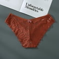 thumbnail image 1 of HUPOM Plus Size Underwear For Women Girls Panties Briefs Leisure None Elastic Waist Brown M, 1 of 2