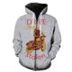 thumbnail image 1 of Sudadera con capucha y cremallera para hombre, estilo punk, de dibujos animados, con estampado 3D, estilo informal, para adolescentes, 1 of 6