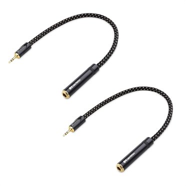 1/4 To 3.5mm Adapter UGREEN 1/8 Inch To 1/4 Inch Cable 3.5mm Male To 6.35mm Male TRS Audio Cable Nylon Braided Stereo 1/4 To 3.5mm Cable