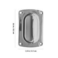 thumbnail image 6 of OUNONA Drafideep Silver Recessed Pull Handle for Marine Boat Accessories, 6 of 7