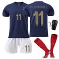 thumbnail image 2 of Camiseta de fútbol número 10, 19 y 11 con calcetines, camiseta de fútbol para hombre, 2 of 6