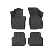 Husky Liners Weatherbeater Floor Mats | Fits 2011 - 2018 Volkswagen Jetta Sedan | Front & 2nd Row, 4-pc Black - 98831