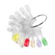 thumbnail image 4 of 10 hojas Total 60 consejos palos suministros de uñas para la exhibición de uñas y bricolaje Macarena Transparente, 4 of 5