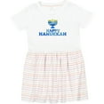 thumbnail image 3 of Inktastic Happy Hanukkah with Menorah Girls Toddler Dress, 3 of 5
