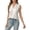 White, variant on Daznico Women's V-Neck Sleeveless Satin Blouse with Button Detail Casual Elegant Top,S