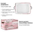thumbnail image 3 of Cute Sheep Flowers Leaves Square Storage Bins with Handles Collapsible Containing Box 1 Pack, 3 of 9
