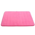 thumbnail image 1 of MELLCO Memory Foam Bath Mat Soft Memory Foam Non Slip Bath Mat Toilet Floor Rug Non Slip Rubber Backing Non Slip Absorbent Super Cozy Velvet Bathroom Rug Carpet (17" X 24", Striped Pattern), 1 of 6