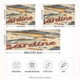 thumbnail image 2 of Yayeee Pillowcase Standard Size Set of 2 Satin Wrinkle Resistant Pillow Case, Beige Sardines Pattern, 2 of 7