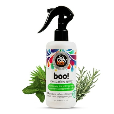 SoCozy Kids Boo! Lice Scaring Prevention and Lice Treatment Spray, for All Hair Types, 8 oz