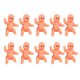 thumbnail image 1 of 10 piezas de adornos para bebé, figuras de bebé reutilizables, suaves, regalo para baby shower, mini adornos de plástico de PVC para decoración de fiestas de bebés., 1 of 8