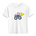 thumbnail image 6 of Spazoro Girls T-Shirts Tee, 100%Cotton Crew Neck Cute Print Short Sleeve Casual Tops for Kids White Size 3, 6 of 6