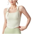 thumbnail image 2 of Summer Fashion Tank Tops For Women Loose Fit Sleeveless Round-Neck Solid Casual Regulars White Fitted Tank Tops S-XL, 2 of 4