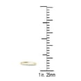 thumbnail image 5 of AoneJewelry Diamond Wedding Band In 10K 1/4 Carat Solid Rose,White & Yellow Gold, 5 of 5