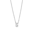 thumbnail image 1 of Diamondlite Collier Mini Initiale en Zircon Cubique - Argent, 1 of 1