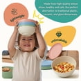 thumbnail image 6 of Homienly Dinnerwave Set 40-Piece Service for 8 Unbreakable Kitchen Plates and Bowls Sets - Dinner Plates, Dessert Plates, Soup Bowls, Cup Set, Soy Sauce Dish Microwave & Dishwasher Safe (Light Multi), 6 of 10