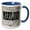 Blue/White, variant on 3drose, Maryland. State Capital Is Annapolis., 11oz Two-tone Green Mug