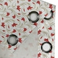 thumbnail image 5 of Ambesonne Floral Grommet Curtain, Gladiolus and Leaves, 50" x 63", Vermilion Beige, 5 of 6