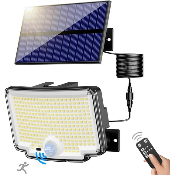 FTC Solar Powered Motion Sensor Flood Lights, 1 Pack