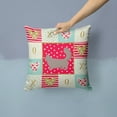 thumbnail image 2 of Skookum 2 Cat Love Fabric Decorative Pillow Red, 2 of 4