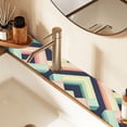 thumbnail image 2 of Yayeee Faucet Mat for Kitchen Sink 14.7" Diatomite Long Splash Guard Pad, Green Stripes, 2 of 7