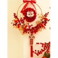 thumbnail image 2 of Guirnalda Colgante de Pared Oriental , Bayas Rojas Decorativas, , Decoración de año Nuevo Chin Adorno de Celebración de Puer D Baoblaze Corona de puerta, 2 of 8