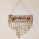 thumbnail image 1 of Tablero de recordatorio de días especiales de cumpleaños, decoración colgante para el hogar, calendario de madera, adorno colgante, decoración de Año Nuevo, 1 of 4