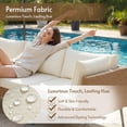 thumbnail image 6 of LAZZO 8-Piece Outdoor Patio Furniture Set, Wicker Sectional Sofa Conversation Set with Cushions for Backyard, Porch and Deck, Beige, 6 of 11