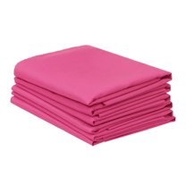 Unique Bargains 6 Pack Polyester Great Napkin Choice for Wedding Restaurant Dinner Banquet Rose Red