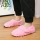 thumbnail image 5 of Pantuflas de felpa con punta cerrada Pantuflas Planas Térmicas Antideslizantes Fuzzy Cálidas para Hombres Mujeres (40-41) Rosa Ndcxsfigh Tenis De Mujer Tenis De Hombre, 5 of 8