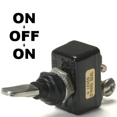 Super Heavy Duty 50 Amp On//Off//On Toggle Switch With Screw Terminals