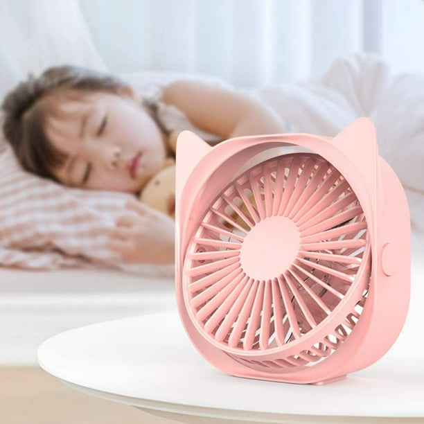 Personal Desk Fan Small Quiet USB Plug in, Mini Portable Table Fans for