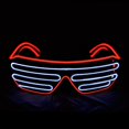 thumbnail image 3 of Gafas de Sol LED PINFOX con Persiana Luminosas Neón Parpadeantes, 3 of 5