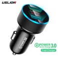 thumbnail image 2 of Mini Dual USB Car Charger For Phone 24V 3A Mobile Phone Charger For iPhone Fast USB Charger Adapter For Car For Tablets Black, 2 of 6