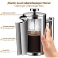 thumbnail image 4 of Cafetera Prensa Francesa Sangkee de acero inoxidable 1.5L K10001-1.5L, 4 of 8