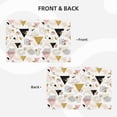 thumbnail image 3 of Placemats Set Of 4 / 6, Geometric Triangle Placemats For Dining Table Indoor/Outdoors Heat Resistant Washable Placemats 18" X 12", 3 of 8