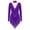 Purple, variant on TiaoBug Women's Rhinestones Latin Dance Dress Long Sleeve Fringe Rumba Samba Tango Competition Costume Burgundy L