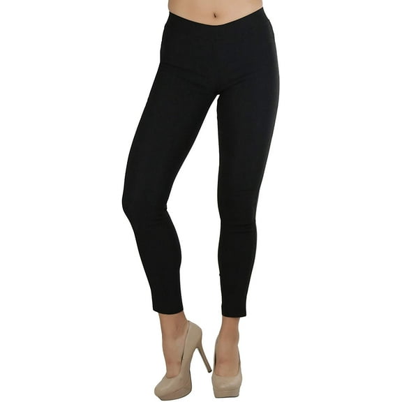 ToBeInStyle Women's Seagull Waist Skinny Ponte Leggings