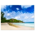 thumbnail image 2 of Seychelles Plage Tropicale Tranquille - Uvre d'Art Moderne sur Toile, 2 of 3