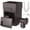 Brown, variant on Rainwater Collection System, Downspout Diverter Fits 2x3 or 3x4 Inch Standard Downspouts, Rain Barrel Diverter Kit with Adjustable Valve and Filter