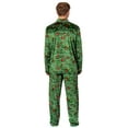 thumbnail image 3 of Dr. Seuss How the Grinch Stole Christmas Mens' Tossed Print Notch Collar Sleep Pajama Set, 3 of 7