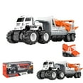 thumbnail image 2 of CSCHome Construction Site Vehicles Toys for 3+ Year Old Boys with Movable Joints Construction Trucks Toy Set for Indoor Outdoor, 2 of 6