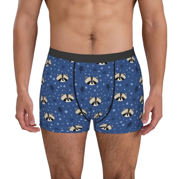 Fotbe Raccoon blue point Calzoncillos Tipo Boxer con Bolsa de Soporte Total para Hombre, X-Temp Fresco, Transpirable y de Secado Rápido-Small
