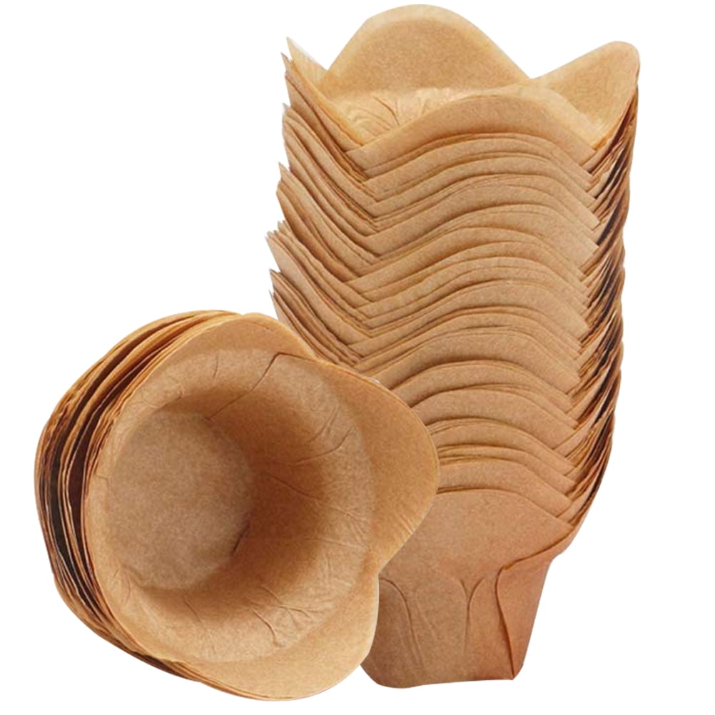 100pcs Lotus Style Baking Cups Cupcake Liners Cupcake Baking Cups