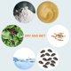 thumbnail image 4 of Cuencos de agua para reptiles, plato para gusanos, alimentador antiescape, cuencos de cerámica para mascotas, cuencos para gusanos, pequeño circular (paquete de 2) oso de fresa Juguete, 4 of 4
