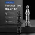 thumbnail image 2 of Compatible Avecboîte à Vélo Tubeless Pneu Ponction Kit Outil de Réparation de Pneu -Argent, 2 of 5