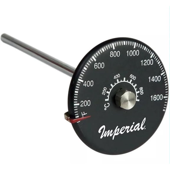 Imperial Flue-Gas Stove Pipe Probe Thermometer 1,700f w/ Magnetic Mount (KK0166)
