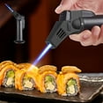 thumbnail image 2 of RKZDSR Refillable Butane Torch Lighter - Safe Lock Kitchen Cooking Lighter with Adjustable Flame, Powerful Blue Flame Ideal for Culinary Use., 2 of 8