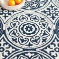 thumbnail image 5 of SAFAVIEH Metro Isador Geometric Runner Rug, Blue/Ivory, 2'3" x 8', 5 of 6